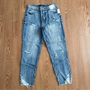 NWT Aeropostale Perfectly Distressed "Mom Jean" Size 8 R